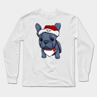 Cute French Bulldog Drawing Long Sleeve T-Shirt